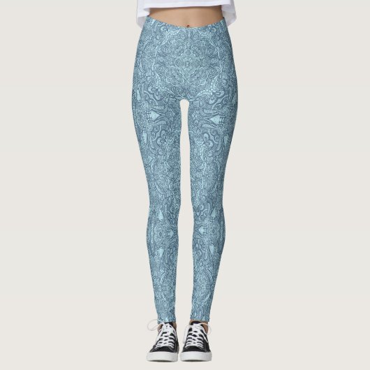 Collants Médaillon Bleu (Devant)