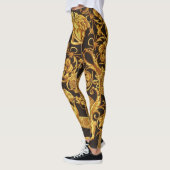 Collants Méduse Dorée avec Ornements Baroques (Gauche)