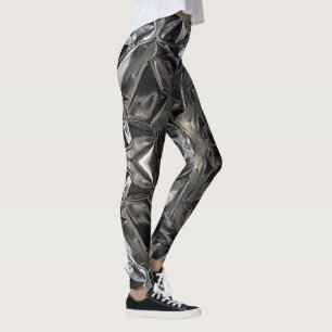 Collants métalliques abstraits 101
