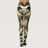 Collants métalliques abstraits 101 sépia (Dos)