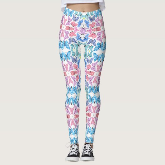 Collants Mosaïque Papillon (Devant)