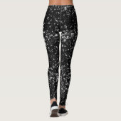 Collants noir à paillettes fausses (Dos)