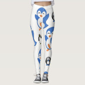 collants noir bleu pingouin long (Devant)