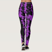 Collants noir violet (Dos)