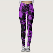 Collants noir violet (Devant)