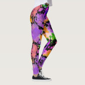 Collants noirs éclaboussés de peinture (Droite)