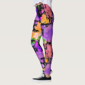 Collants noirs éclaboussés de peinture (Gauche)