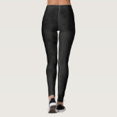 Collants noirs grunge mouchetés (Dos)
