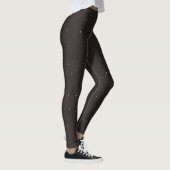 Collants noirs minimalistes ciel étoilé (Droite)