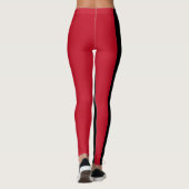 Collants noirs rouges citation amour verbe s'entra (Dos)