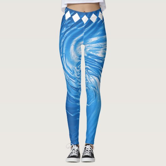 Collants Ocean Flow Wavy Circle (Devant)