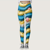 Collants Ocean Wave Cake - Étoile de Mer Côtière (Devant)