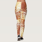 Collants orange citrouille Opposites Attract (Dos)