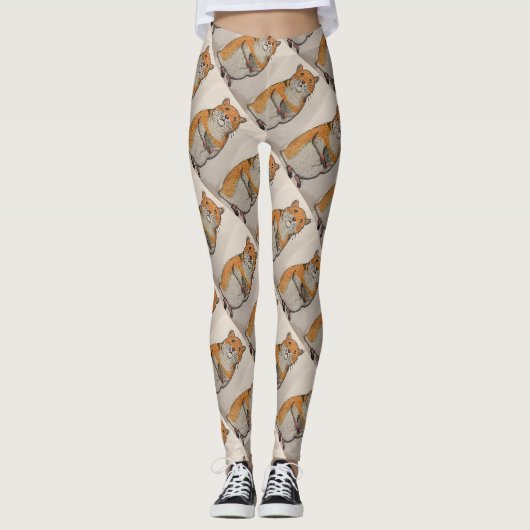 Collants Orange Hamster (Devant)