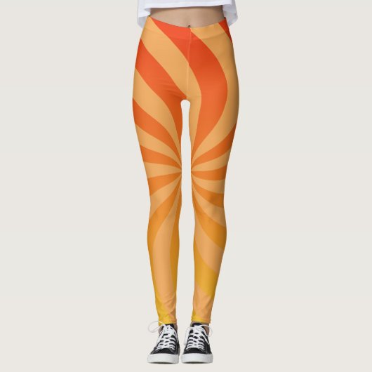 Collants Orange Sunburst (Devant)