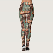 collants pantalons champignons rétro fantaisistes (Dos)