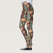 collants pantalons champignons rétro fantaisistes (Gauche)