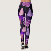 Collants Papillon Rose et Violet (Dos)