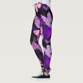 Collants Papillon Rose et Violet (Gauche)