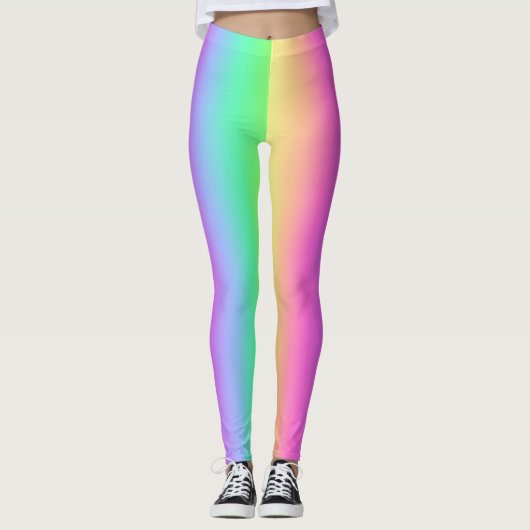 Collants pastel arc-en-ciel (Devant)