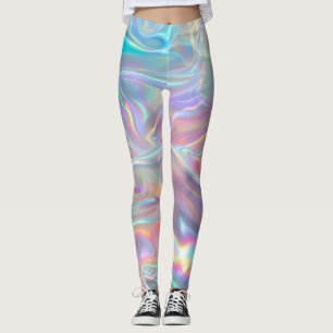 Collants Pastel Holographique Tourbillon Sirène