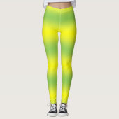 Collants pastel jaune et vert long (Devant)