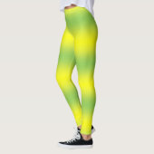 Collants pastel jaune et vert long (Gauche)