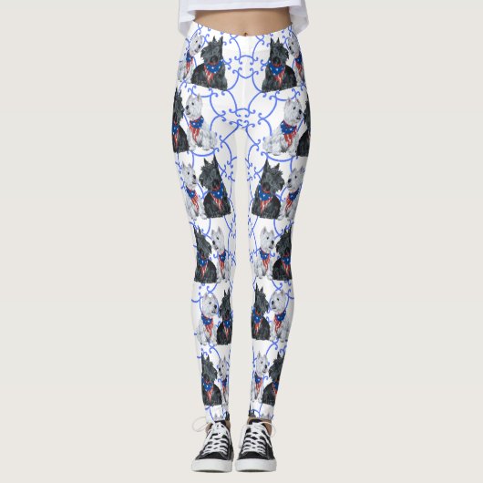 Collants Pattes de Scottie (Devant)