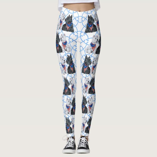 Collants Pattes de Scottie (Devant)