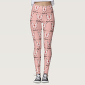 Collants personnalisés Papillon Rose (Devant)