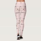 Collants personnalisés Papillon Rose (Dos)