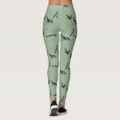 Collants Pingouins Bubbly (Vert Clair) (Dos)