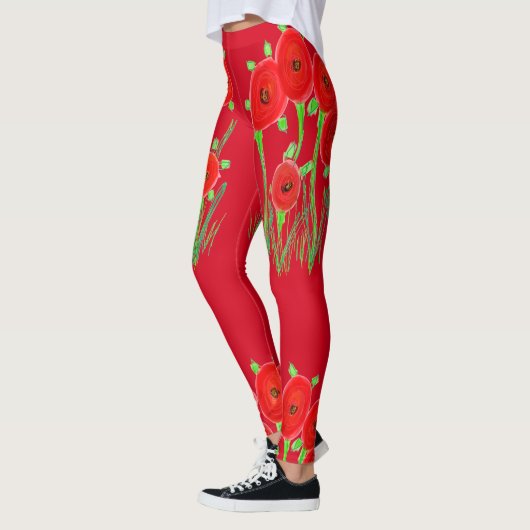 Collants Poppy Rouge (Gauche)