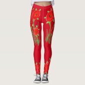 Collants Poppy Rouge (Devant)