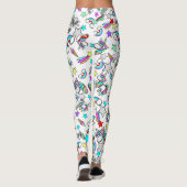Collants pour dames de dessin animé licorne (Dos)