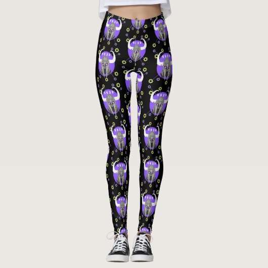 Collants pour femmes Swan Valley VikingBots – Robo (Devant)