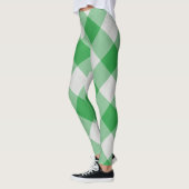 Collants pour femmes Vert/Blanc (Gauche)