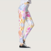 Collants présentant un motif abstrait coloré (Droite)