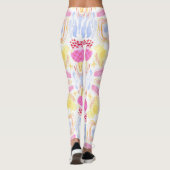 Collants présentant un motif abstrait coloré (Dos)