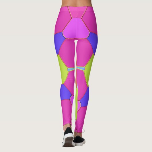 Collants Psychedelic Fractal Burst (Dos)