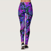 Collants psychédéliques Paisley (Dos)