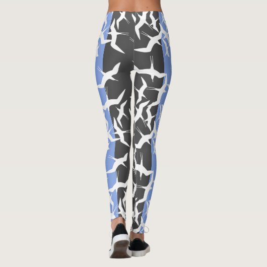 Collants Puissance Oiseau Volant de Style (Dos)