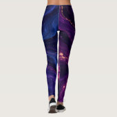 Collants Purple Galaxy | Vêtements Actifs Nébuleus (Dos)