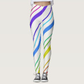 Collants rayés colorés (Devant)