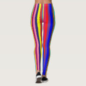 Collants rayés colorés (Dos)