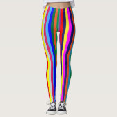 Collants rayés colorés (Devant)