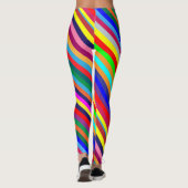 Collants rayés colorés (Dos)