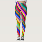 Collants rayés colorés (Devant)