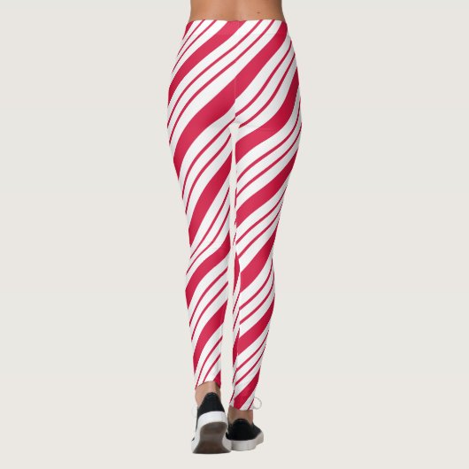 Collants rayés de bonbon de Noël (Dos)