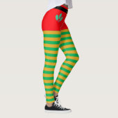 Collants rayés de lutin de Noël de mode (Droite)